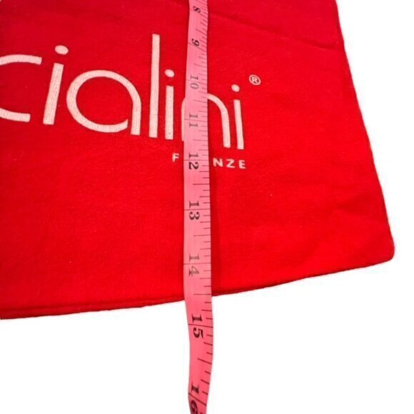 Braccialini Firenze Purse Dust Bag Red‎ White 17x14.5" Designer Storage Travel - Picture 4 of 5